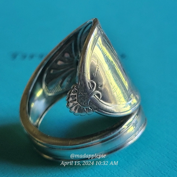1867 Tiffany & Company/ John Polhamus Spoon Ring in Sterling Silver Luxury #50 - Picture 9 of 17